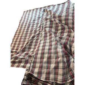 Vintage Holiday Plaid tartan Fabric – Large 15+ Yard Piece | 1970's